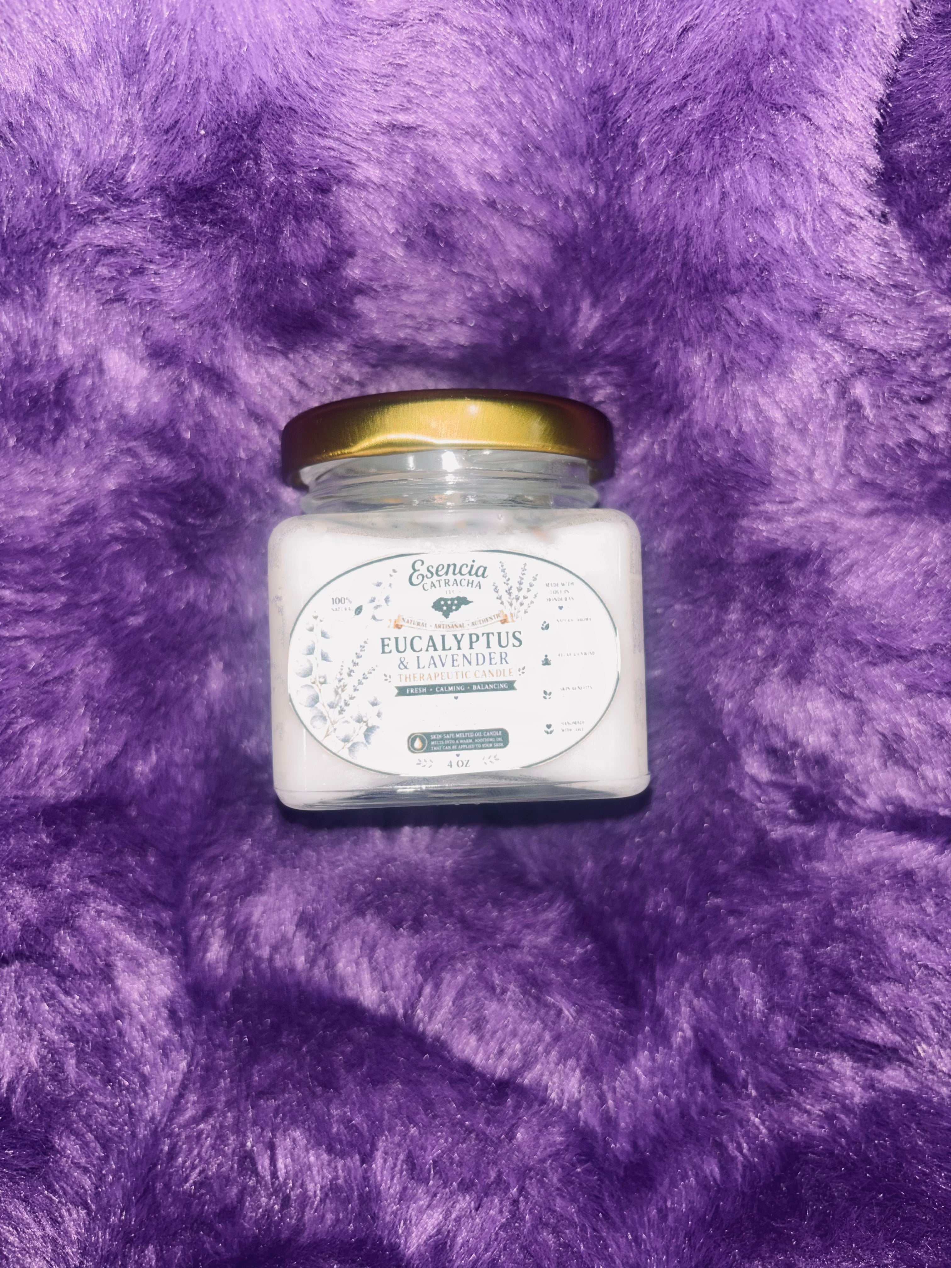 Eucalyptus & Lavender Therapeutic Candle 🌿💜