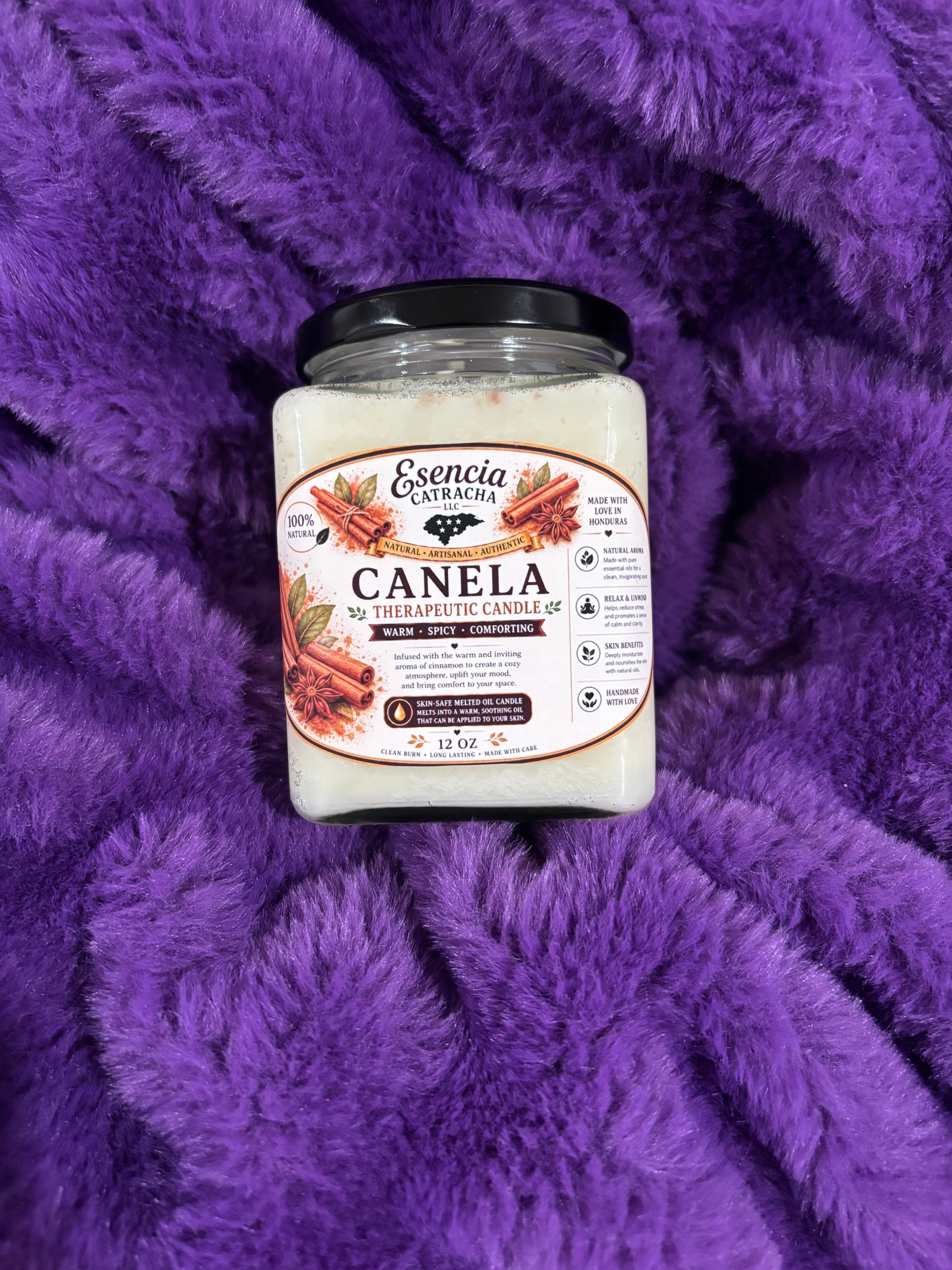 Cinnamon Therapeutic Candle 🤎